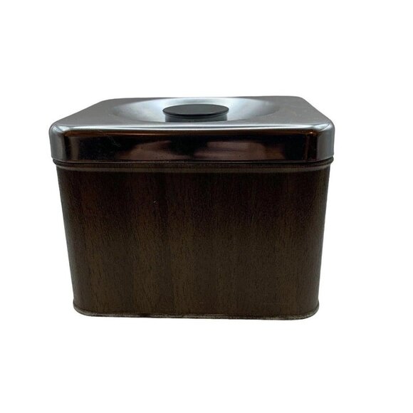 Vintage Kenmore Brown Stacking Kitchen Canister Set Of 2 - Coffee And Tea MCM‌‌‌ - Picture 5 of 15